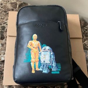 COACH STAR WARS Pack Crossbody C-3po R2-D2 Black